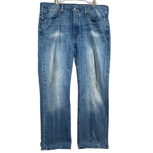 Levis Mens 505 Jeans Size 38x29 Measured Regular Fit Straight Leg - Picture 1 of 13
